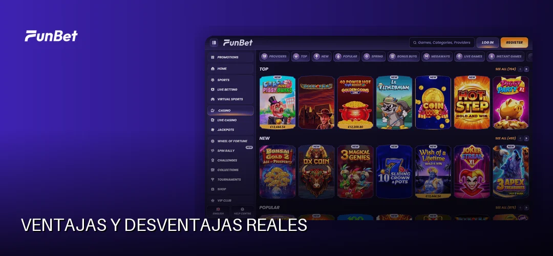 Ventajas y desventajas reales