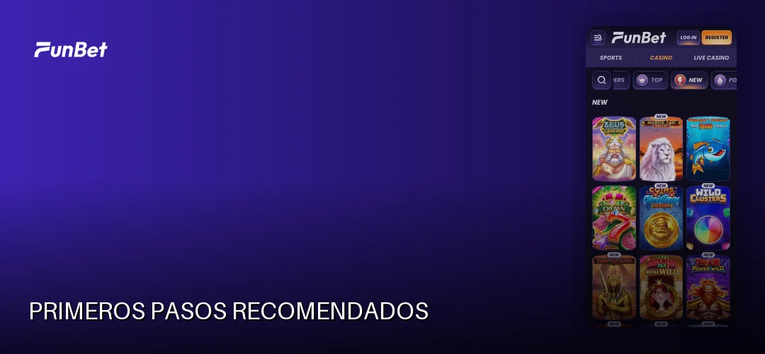 Primeros pasos recomendados