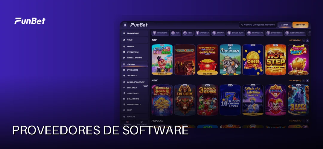 Proveedores de software