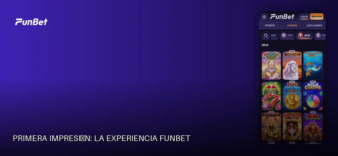 Primera impresión: la experiencia Funbet
